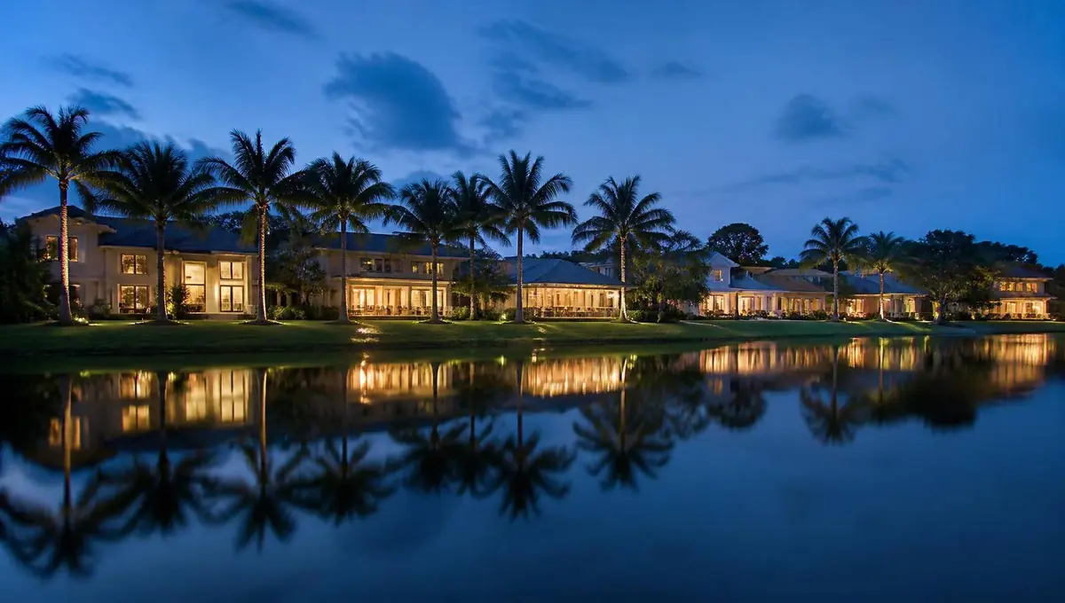 Lakefront community in Florida