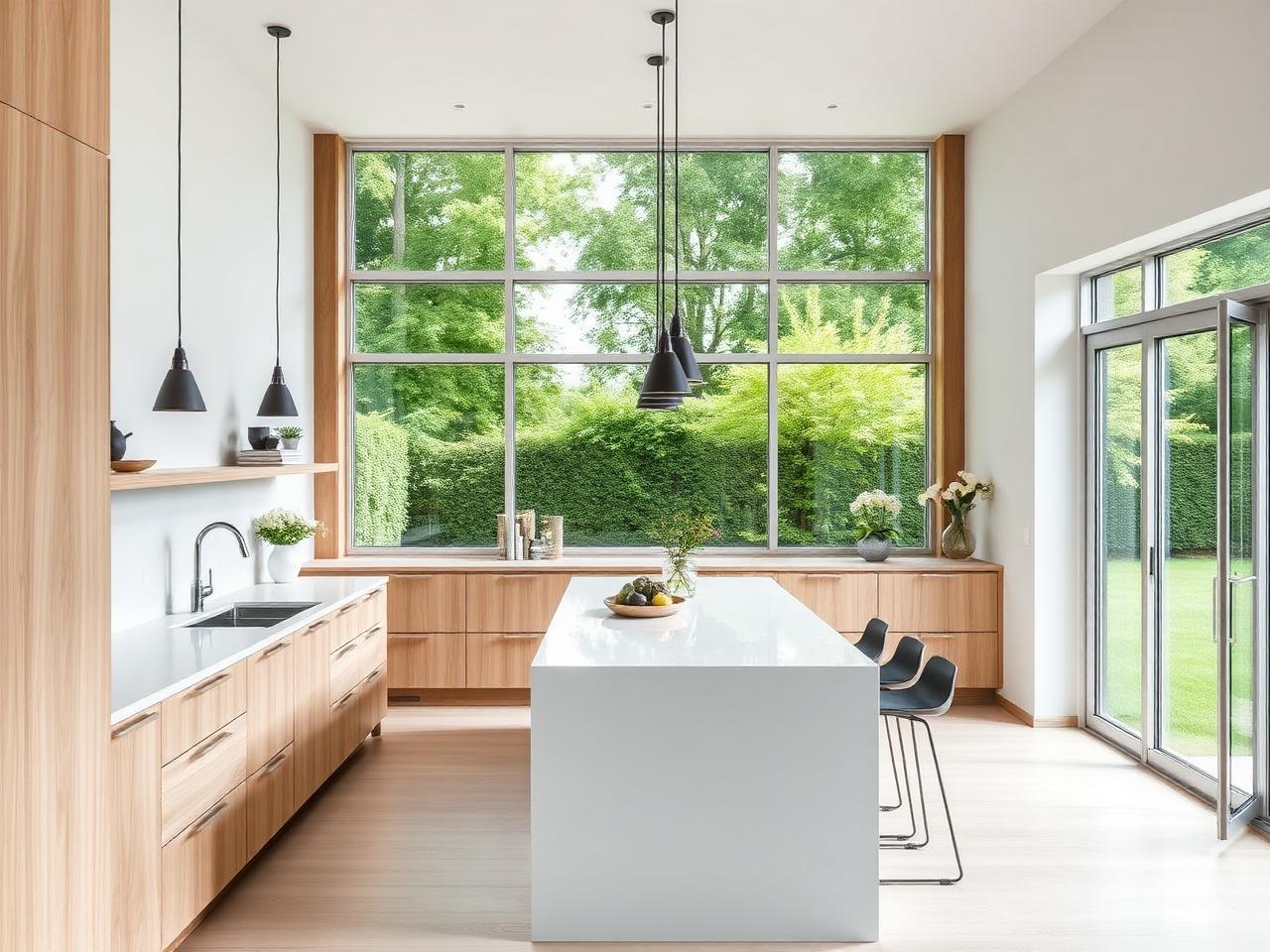 Light-filled modern kitchen — Winter Garden